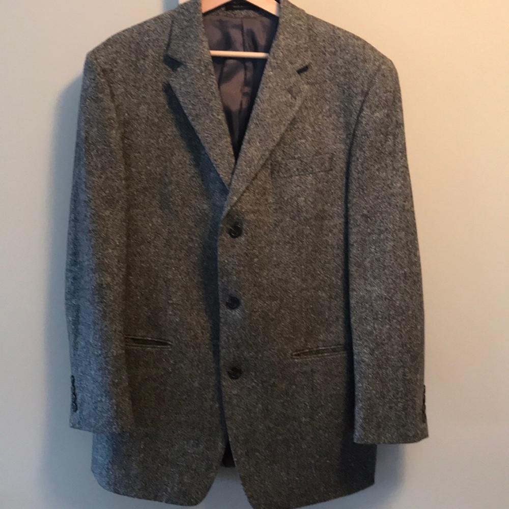 COPY - Chaps salt and pepper wool blazer